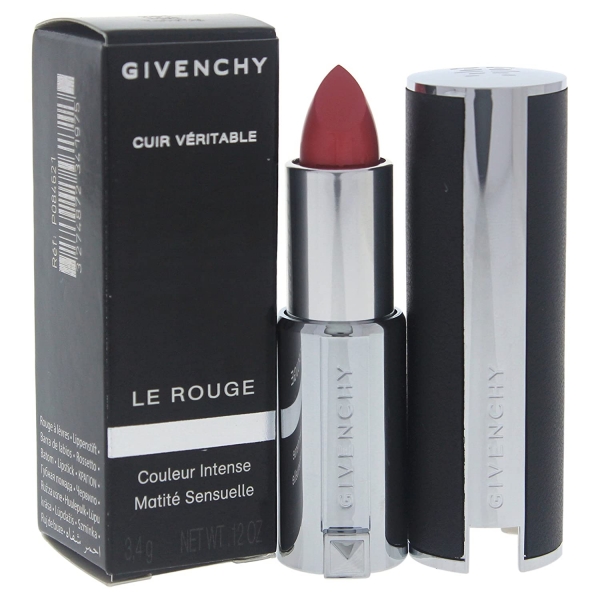 Givenchy Cuir Veritable Le Rouge Lippenstift 201 Rose Tafferas 3,4 g NEU OVP